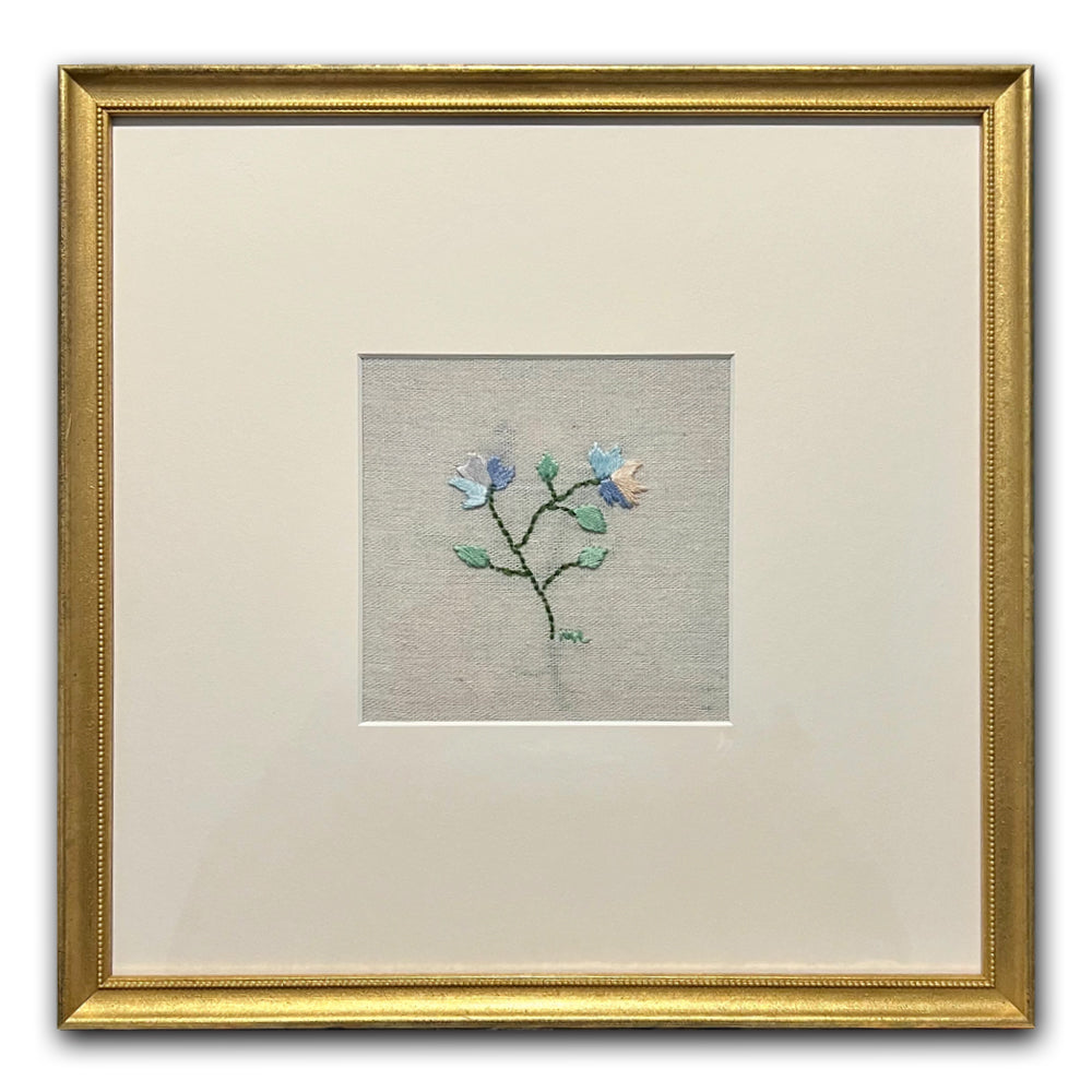 embroidered floral - V