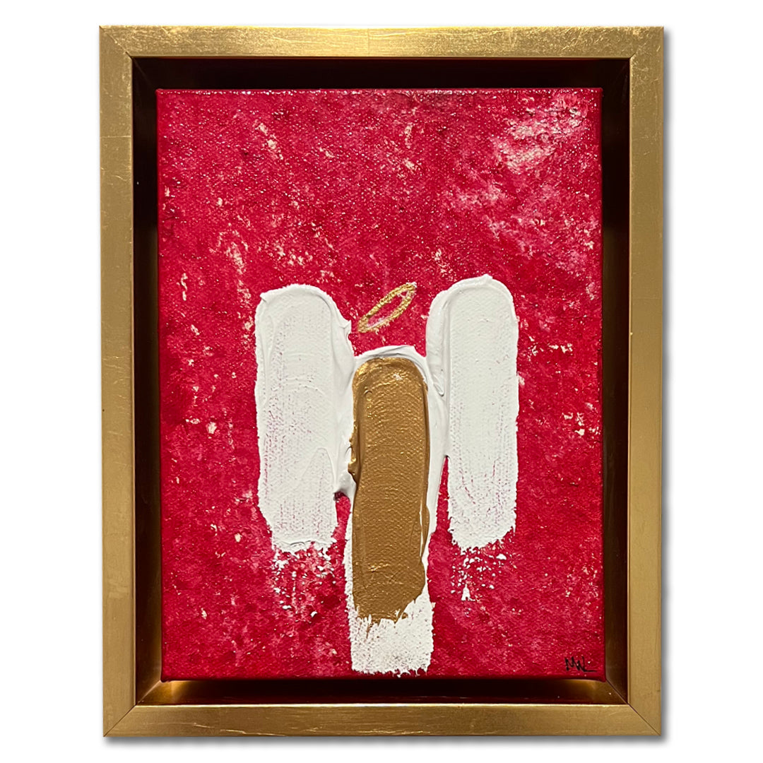 Red Angels - Distressed & Deep Frame