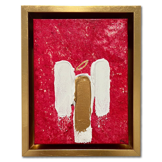 Red Angels - Distressed & Deep Frame